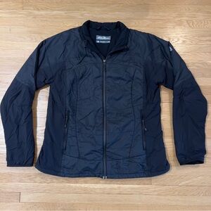 Eddie Bauer Primaloft Women’s Black Quilted Coat, Jacket, Lightweight